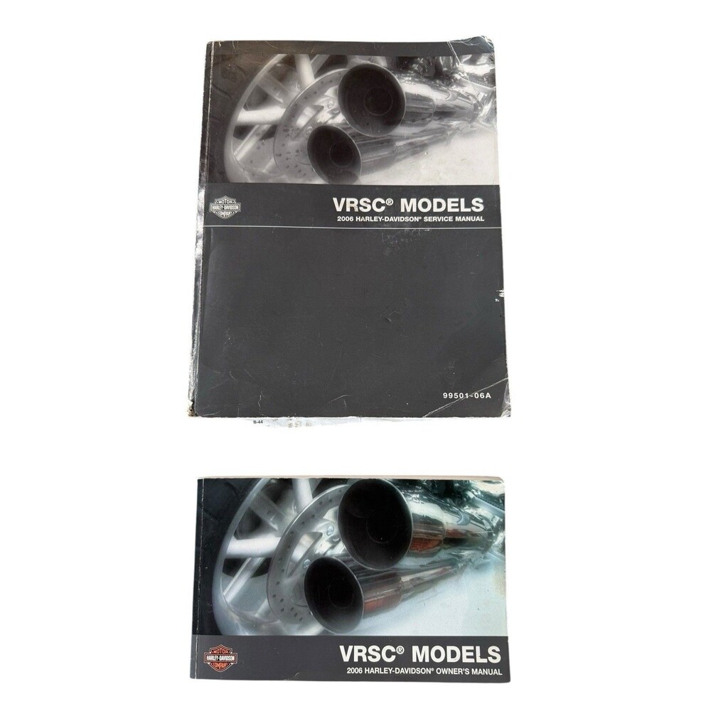 2006 Harley Davidson VRSC Model Service Manual 99501-06 & Owners Manual